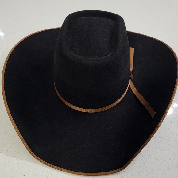 Serratelli 6X Beaver Felt Cowboy Hat Size 6 5/8 - Picture 2 of 10